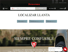 Tablet Screenshot of firestone.co.cr